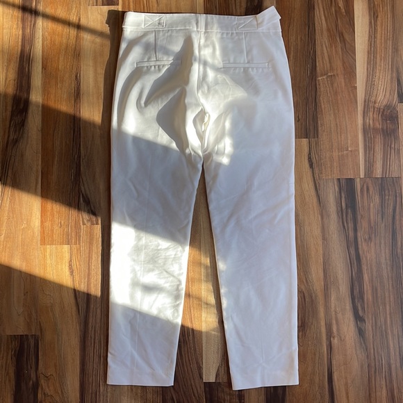 Mango Basic White Chino Pants Size 4 - Picture 4 of 4
